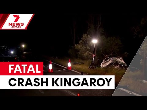 Three dead in fiery Kingaroy highway crash | 7NEWS