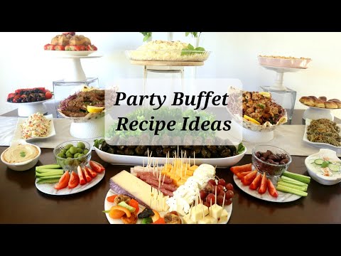 Party Appetizer Buffet Table | Party Finger Food Ideas
