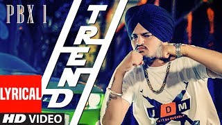 Trend Lyrical Video  PBX 1  Sidhu Moose Wala  Snap