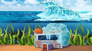 Minecraft | BASE VS ICE TSUNAMI CHALLENGE! (Will it Freeze My Fort)