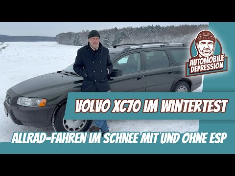 Volvo XC70 winter test: All-wheel drive in snow with and without ESP