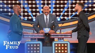 Steph Curry & Chris Paul face off! | Celebrity Family Feud