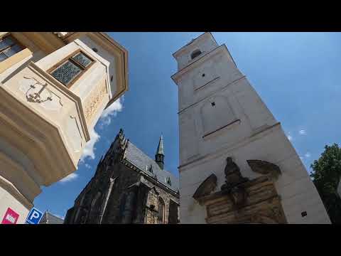 CZ: Klatovy (Klattau). Plzeňský kraj. Eindrücke aus der Stadtmitte. Juli 2024