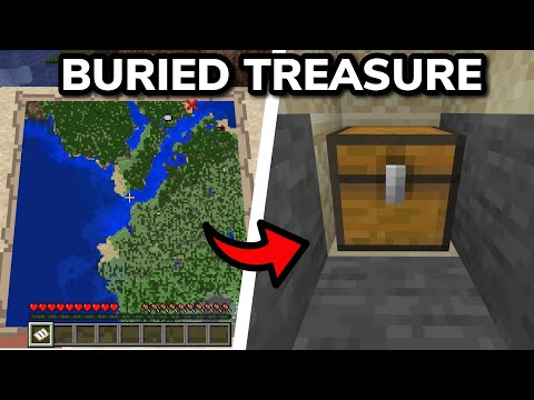 HOW TO EASILY FIND BURIED TREASURE in Minecraft Bedrock (MCPE/Xbox/PS/Switch/PC)
