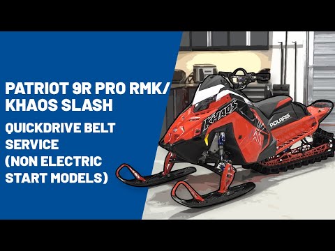 2023+ Patriot 9R Pro RMK/Khaos Slash Quickdrive Belt Service | Polaris Snowmobiles