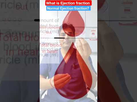 What is ejection fraction l Normal ejection fraction?  l Heart pumping Power  #heartpumping #shorts