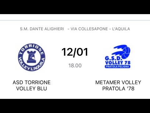 U18 ASD Torrione Blu vs Volley Pratola ‘78 - 12/01/2026