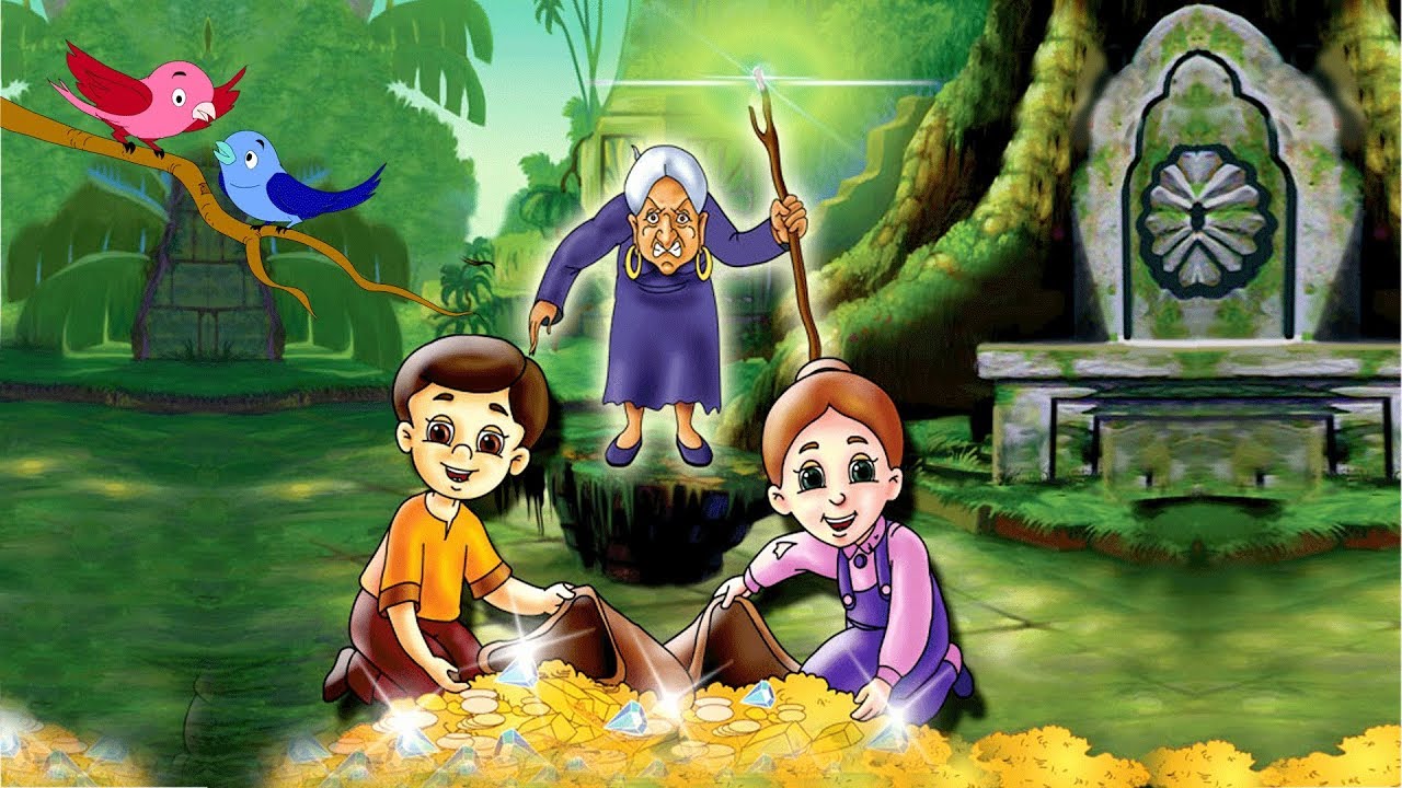 हॅन्सल और ग्रेटल |चॉकलेट के घर कि चुड़ैल| Hansel & Gretel, World Famous Fairy Tale ‪@JingleToons‬