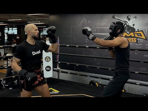 Sparring avec Andrew T8