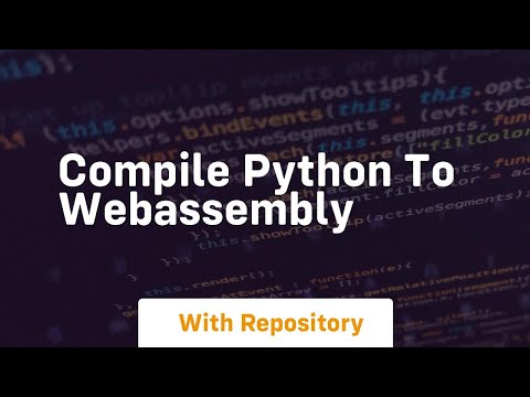 compile python to webassembly