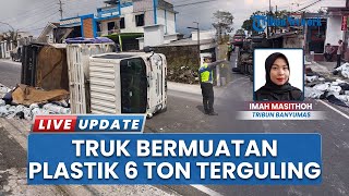 Truk Pengangkut Plastik 6 Ton Tergulir di Jalur Tengkorak Parakan-Wonosobo, Diduga Alami Rem Blong