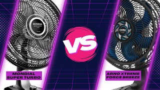 VENTILADOR ARNO Xtreme Force Breeze ou VENTILADOR MONDIAL  Super Turbo 8 Pás | Qual ✅[MELHOR]✅