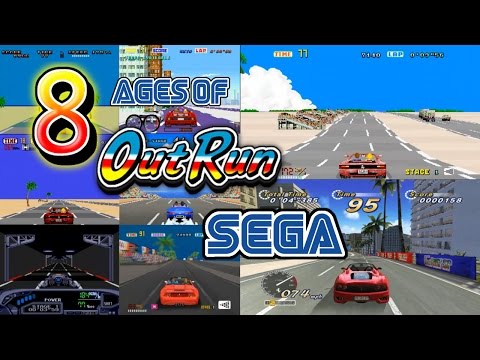 8 AGES of Outrun by Sega in 60 fps (split screen comparisons)
