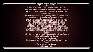 Capo &amp; Nimo - Anderes Niveau (Official HQ Lyrics) (+Download) (Text) | German Rap Lyrics