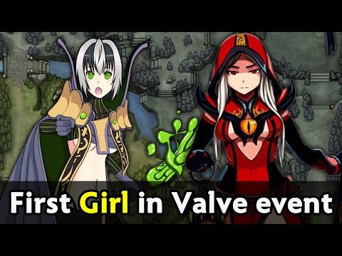 First Girl in Valve event — Layla on Kiev Major
