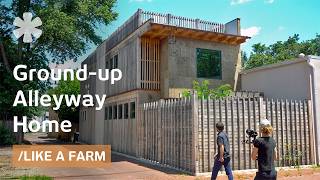 Couple's alleyway home feels like oasis farm in the middle of DC