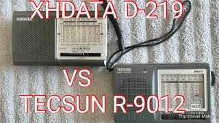 Video thumbnail for XHDATA D-219 VS #TECSUN R9012 by JIMS RADIO CHECK