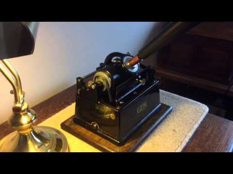 "My Irish Molly O" by Stanley Kirkby and Orchestra on an Edison Gem Phonograph - Model A