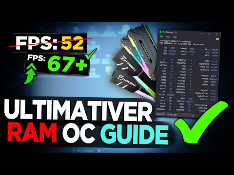 PC schneller machen durch Arbeitsspeicher: GRATIS & GEFAHRLOS! (Teil1- AMD)