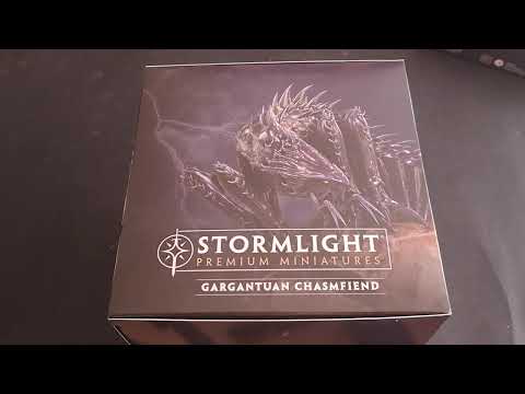 Stormlight Archive Premium Miniatures Gargantuan Chasmfiend Brotherwise Games Brandon Sanderson