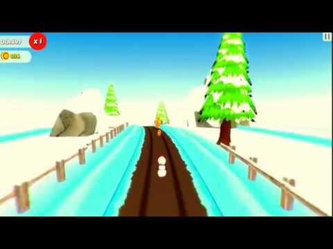 Subway Snowy Run Video