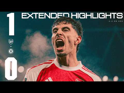 하버츠, 우리를 웸블리로 보내다 😍 l 하이라이트 영상 l 아스널 1-0 첼시 (합계 4-2) l 카라바오컵