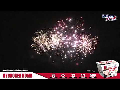 SKY PAINTER FIREWORKS 500GRAM CAKE SP52210 HYDROGEN BOMB 25 shots CAKE FIREWORKS