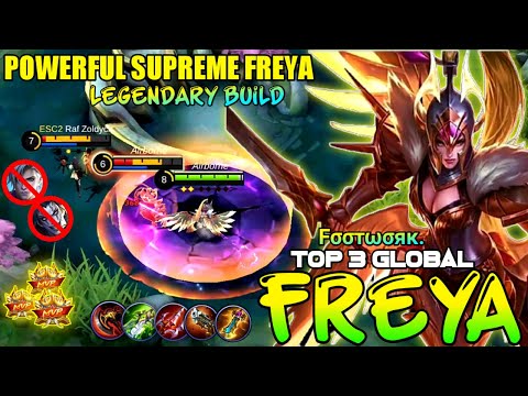 LEGENDARY!! 10 Kills Freya MVP Plays 11.6 Points!! - Build Top 1 Global Freya ~ MLBB