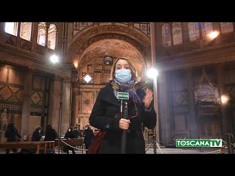 2021-01-22 FIRENZE - RESTAURI, IN CORSO QUELLO DELLE PARETI DEL BATTISTERO