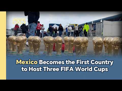 Mexico becomes the first country to host three FIFA World Cups