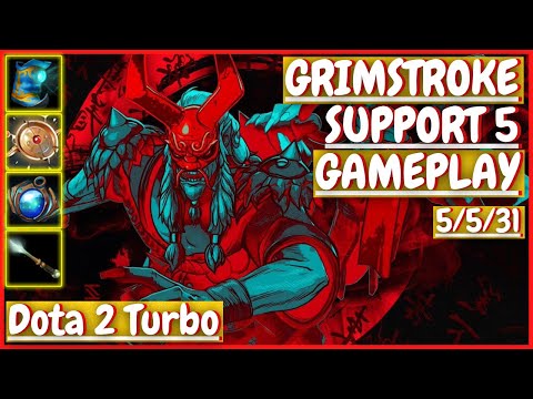 Grimstroke 5/5/31 [SUPPORT 5] [Gameplay DOTA 2 Turbo] 7.32