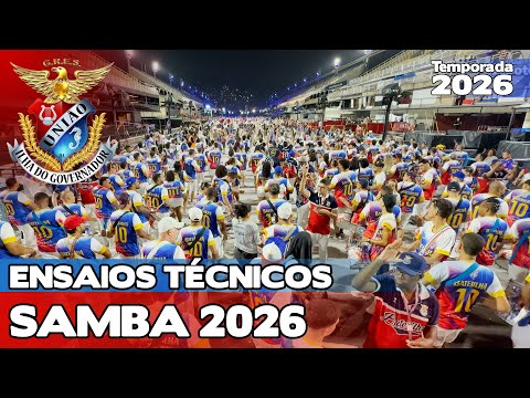 UNIÃO DA ILHA 2026 - 4K | ENSAIO TÉCNICO - LARGADA E PISTA | SAMBA AO VIVO #ETSO26