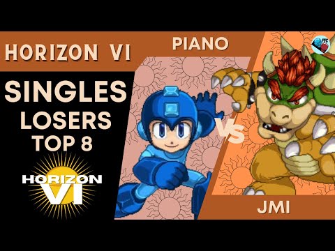 Piano (Mega Man) vs JMi (Bowser) - SSF2 Losers Top 8 - Horizon VI