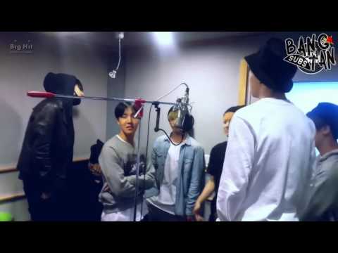 [ENG] 150518 BOMB  Recording I NEED U chorus in BTS choir Patsy JrScott