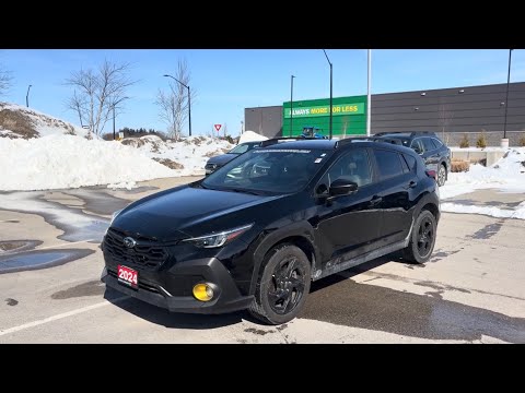 2024 Subaru Crosstrek in Black for sale at North London Toyota in London, ON