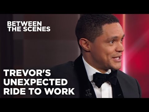 Trevor's Unexpected Ride to Work - Between the Scenes | The Daily Show