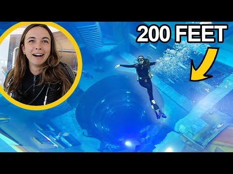 DIVING IN THE WORLD'S DEEPEST POOL!!