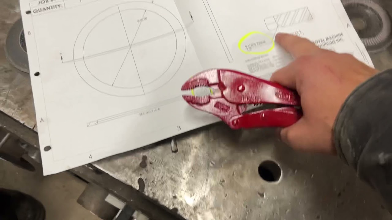 Grinding smooth fillet on metal consistently
