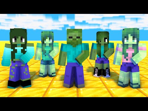 MONSTER SCHOOL : SIMPLE DIMPLE ZOMBIE FAMILY - MINECRAFT ANIMATION