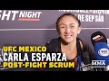 UFC Mexico: Carla Esparza Reveals Fan Poured Beer On Her: 'It Made Me Really Sad'