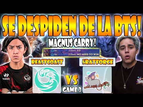 BEASTCOAST VS 5RATFORCESTAFF BO3[GAME 3]ELIMINACIÓN-PARKER VS MOOZ -BTS PRO SERIES SEASON 14 -DOTA