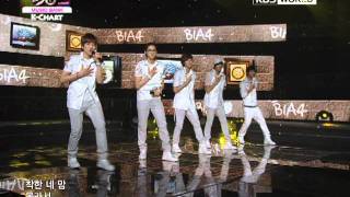 [K-Chart] B1A4 - Only taught bad things (2011.6.24)