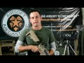 Product video for G&G Combat Machine GR16 CQW Rush EBB AEG Airsoft Rifle - Desert TAN