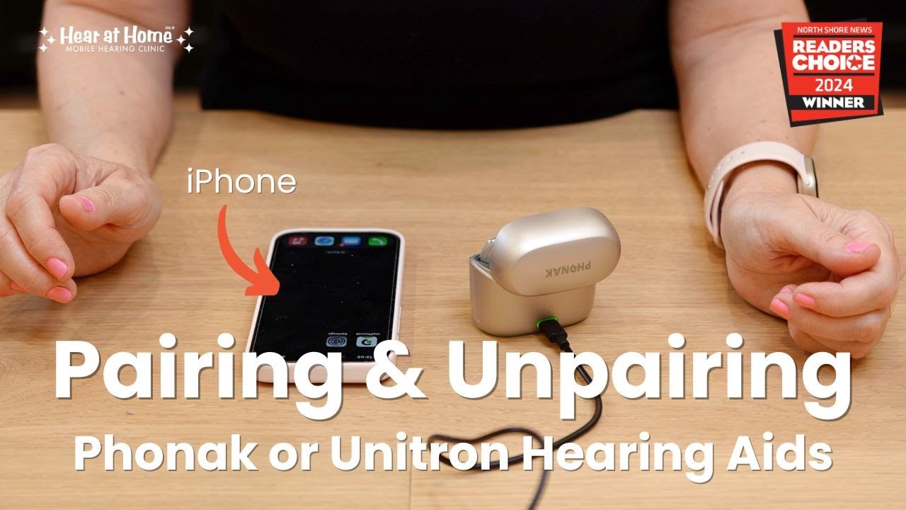 Pairing your Phonak or Unitron Hearing Aids to an iPhone