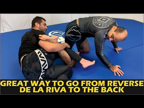 Great Way To Go From Reverse De La Riva To The Back by Luiz Panza