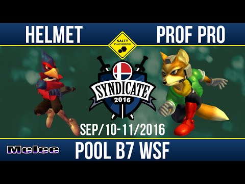 SYN2016 - Helmet (Falco) Vs. VwS | Prof Pro (Fox) - SSBM Pool B7 WSF