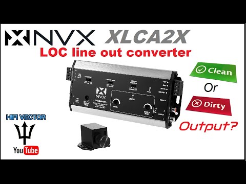 NVX LOC XLCA2X line out converter clean or Dirty signal?