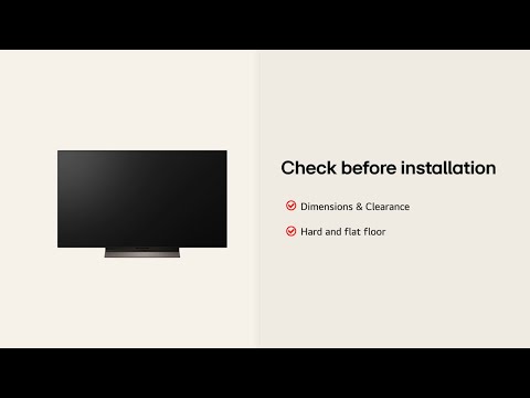 LG OLED TV : Installation Guide – C5 48