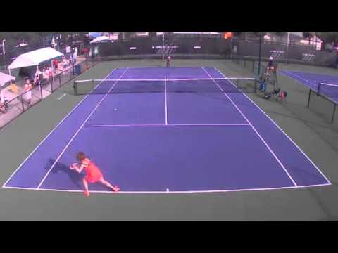 Eddie Herr 2015 Final U12 (2) Noa Krznaric d. (7) Cori Gauff 6-3; 6-3