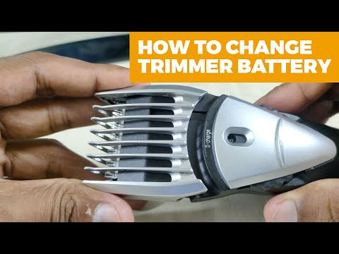 How to change trimmer battery - Panasonic ER206k